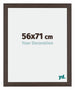 Mura MDF Bilderrahmen 56x71cm Eiche Dunkel Vorne Messe | Yourdecoration.at