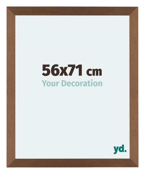 Mura MDF Bilderrahmen 56x71cm Kupfer Dekor Vorne Messe | Yourdecoration.at