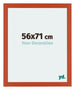 Mura MDF Bilderrahmen 56x71cm Orange Vorne Messe | Yourdecoration.at