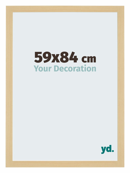 Mura MDF Bilderrahmen 59x84cm Ahorn Dekor Vorne Messe | Yourdecoration.at