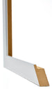 Mura MDF Bilderrahmen 60x60cm Aluminium Geburstet Detail Querschnitt | Yourdecoration.at