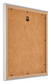 Mura MDF Bilderrahmen 60x60cm Aluminium Geburstet Rucksteite Schrag | Yourdecoration.at