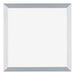 Mura MDF Bilderrahmen 60x60cm Aluminium Geburstet Vorne | Yourdecoration.at