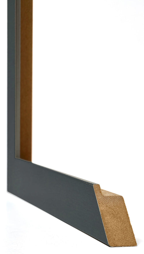 Mura MDF Bilderrahmen 60x60cm Antrazit Detail Querschnitt | Yourdecoration.at