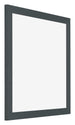 Mura MDF Bilderrahmen 60x60cm Antrazit Vorne Schrag | Yourdecoration.at
