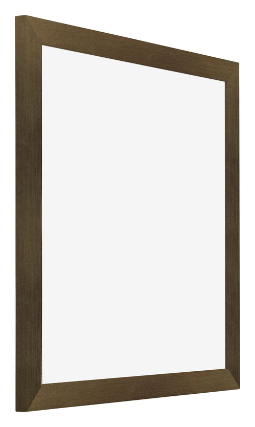 Mura MDF Bilderrahmen 60x60cm Bronze Dekor Vorne Schrag | Yourdecoration.at