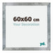 Mura MDF Bilderrahmen 60x60cm Eisen Gewischt Vorne Messe | Yourdecoration.at