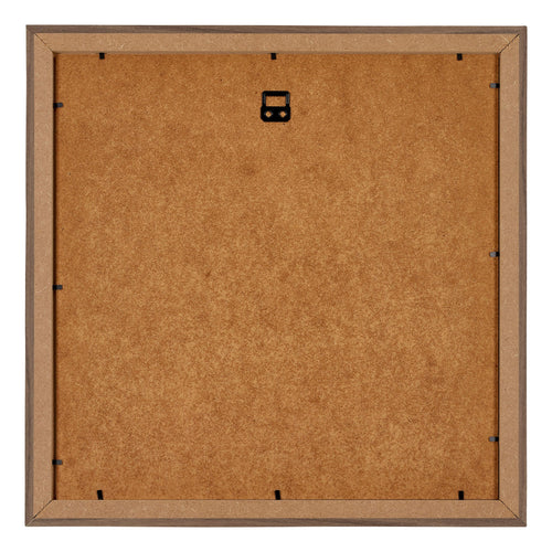 Mura MDF Bilderrahmen 60x60cm Nussbaum Dunkel Rucksteite | Yourdecoration.at