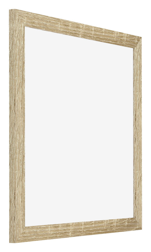 Mura MDF Bilderrahmen 60x60cm Sonoma Eiche Vorne Schrag | Yourdecoration.at
