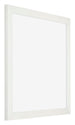 Mura MDF Bilderrahmen 60x60cm Weiss Gewischt Vorne Schräg | Yourdecoration.at