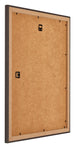 Mura MDF Bilderrahmen 60x70cm Eiche Dunkel Rucksteite Schrag | Yourdecoration.at