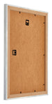 Mura MDF Bilderrahmen 60x80cm Silberglanz Vintage Rucksteite Schrag | Yourdecoration.at
