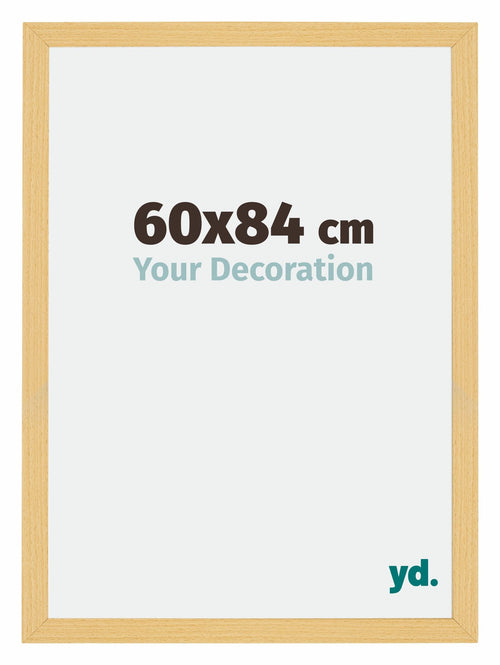 Mura MDF Bilderrahmen 60x84cm Buche Dekor Vorne Messe | Yourdecoration.at