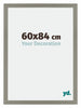 Mura MDF Bilderrahmen 60x84cm Grau Vorne Messe | Yourdecoration.at