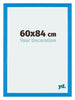 Mura MDF Bilderrahmen 60x84cm Hell Blau Vorne Messe | Yourdecoration.at