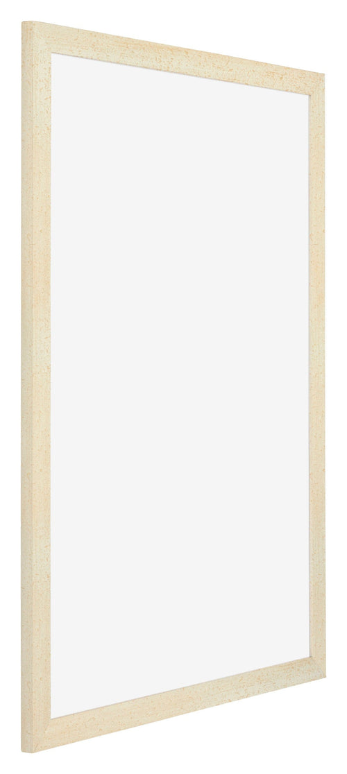 Mura MDF Bilderrahmen 60x84cm Sand Gewischt Vorne Schrag | Yourdecoration.at