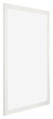 Mura MDF Bilderrahmen 60x84cm Weiss Gewischt Vorne Schräg | Yourdecoration.at