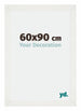 Mura MDF Bilderrahmen 60x90cm Weiss Gewischt Vorne Messe | Yourdecoration.at