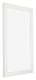 Mura MDF Bilderrahmen 60x90cm Weiss Gewischt Vorne Schräg | Yourdecoration.at
