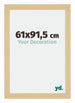 Mura MDF Bilderrahmen 61x91 5cm Ahorn Dekor Vorne Messe | Yourdecoration.at