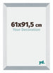 Mura MDF Bilderrahmen 61x91 5cm Aluminium Geburstet Vorne Messe | Yourdecoration.at