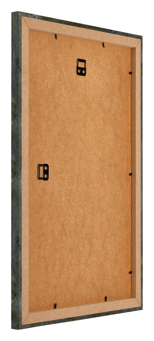 Mura MDF Bilderrahmen 61x91 5cm Blau Gold Meliert Rucksteite Schrag | Yourdecoration.at