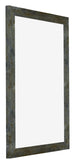Mura MDF Bilderrahmen 61x91 5cm Blau Gold Meliert Vorne Schrag | Yourdecoration.at