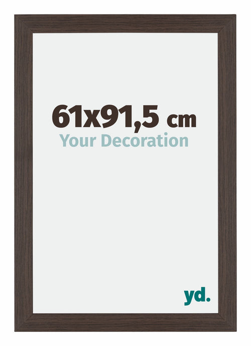 Mura MDF Bilderrahmen 61x91 5cm Eiche Dunkel Vorne Messe | Yourdecoration.at