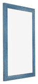 Mura MDF Bilderrahmen 61x91 5cm Hell Blau Geveegd Vorne Schrag | Yourdecoration.at