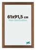 Mura MDF Bilderrahmen 61x91 5cm Kupfer Dekor Vorne Messe | Yourdecoration.at