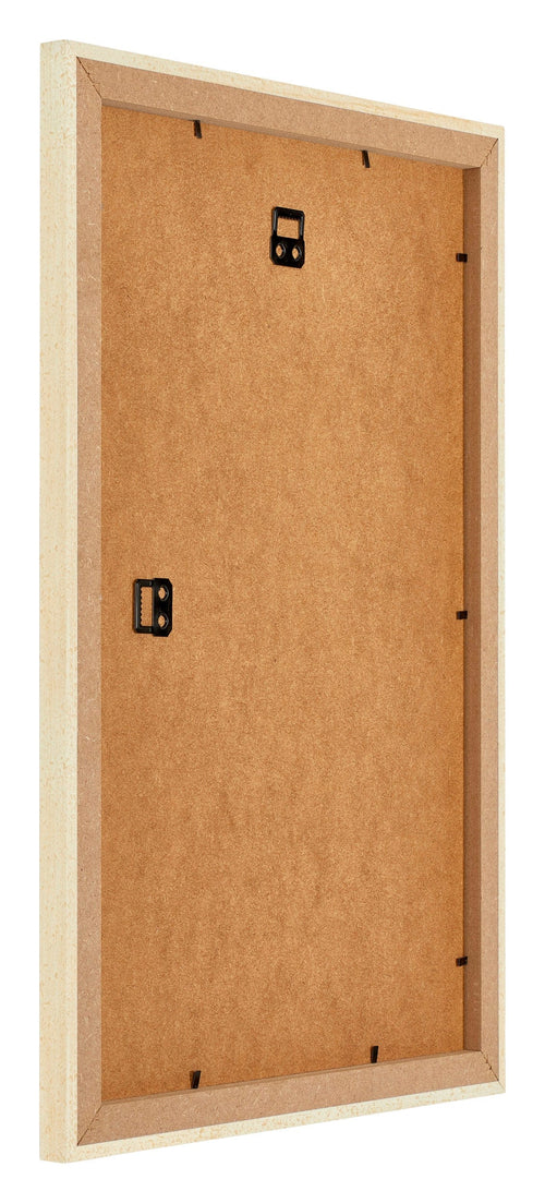 Mura MDF Bilderrahmen 61x91 5cm Sand Gewischt Rucksteite Schrag | Yourdecoration.at