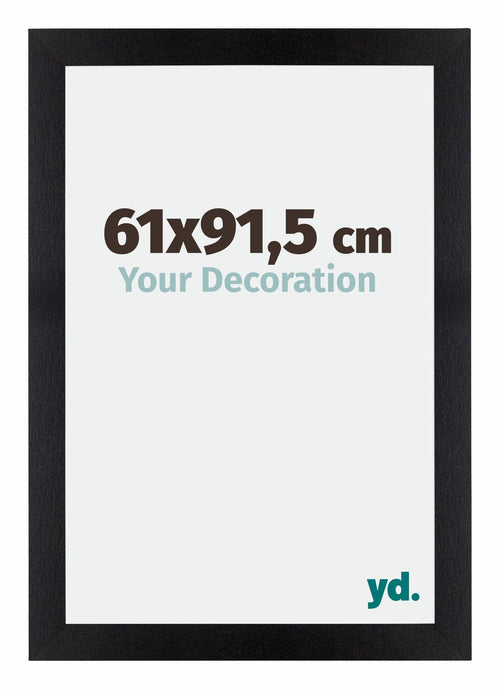 Mura MDF Bilderrahmen 61x91 5cm Schwarz Matt Vorne Messe | Yourdecoration.at