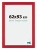 Mura MDF Bilderrahmen 62x93cm Rot Vorne Messe | Yourdecoration.at