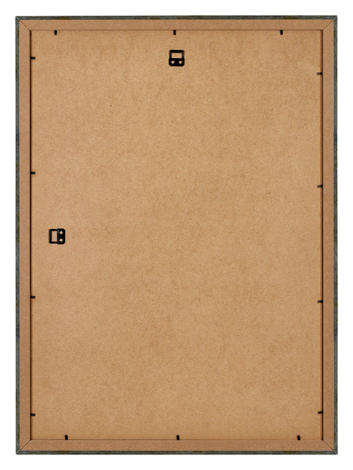Mura MDF Bilderrahmen 67x98cm Blau Gold Meliert Ruckseite | Yourdecoration.at
