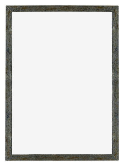 Mura MDF Bilderrahmen 67x98cm Blau Gold Meliert Vorne | Yourdecoration.at