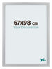 Mura MDF Bilderrahmen 67x98cm Grau Vorne Messe | Yourdecoration.at