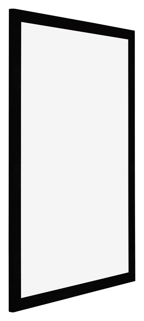 Mura MDF Bilderrahmen 67x98cm Schwarz Hochglanz Vorne Schrag | Yourdecoration.at