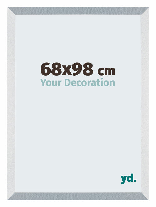 Mura MDF Bilderrahmen 68x98cm Aluminium Geburstet Vorne Messe | Yourdecoration.at