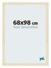 Mura MDF Bilderrahmen 68x98cm Sand Gewischt Vorne Messe | Yourdecoration.at