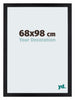 Mura MDF Bilderrahmen 68x98cm Schwarz Matt Vorne Messe | Yourdecoration.at