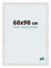 Mura MDF Bilderrahmen 68x98cm Weiss Matt Vorne Messe | Yourdecoration.at