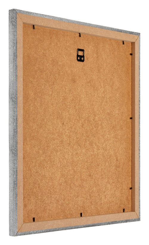 Mura MDF Bilderrahmen 70x70cm Grau Gewischt Rucksteite Schrag | Yourdecoration.at