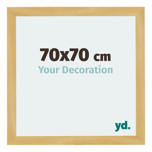 Mura MDF Bilderrahmen 70x70cm Kiefer Dekor Vorne Messe | Yourdecoration.at