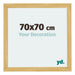 Mura MDF Bilderrahmen 70x70cm Kiefer Dekor Vorne Messe | Yourdecoration.at