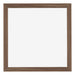 Mura MDF Bilderrahmen 70x70cm Nussbaum Dunkel Vorne | Yourdecoration.at