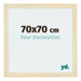 Mura MDF Bilderrahmen 70x70cm Sand Gewischt Vorne Messe | Yourdecoration.at