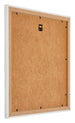 Mura MDF Bilderrahmen 70x70cm Weiss Matt Rückseite Schräg | Yourdecoration.at