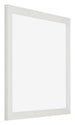 Mura MDF Bilderrahmen 70x70cm Weiss Matt Vorne Schräg | Yourdecoration.at