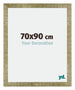 Mura MDF Bilderrahmen 70x90cm Gold Antik Vorne Messe | Yourdecoration.at