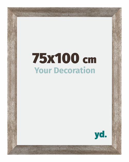 Mura MDF Bilderrahmen 75x100cm Metall Vintage Vorne Messe | Yourdecoration.at
